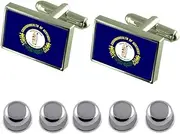 [Select Gifts] Shirt Dress Studs Kentucky Flag Cufflinks