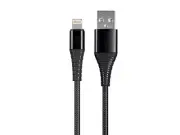Monoprice Apple MFI Lightning to USB Type A Charge & Sync Cable - 1.5ft - Black