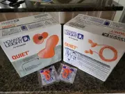 200 Pair Howard Leight QUIET Honeywell Reusable Corded Foam Earplugs NRR 26 NEW