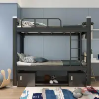 在飛比找樂天市場購物網優惠-鐵藝床加厚上下鋪鐵床員工鐵架床宿舍雙人床成人架子床單層床公寓