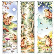 Toad Decoupage Rice Paper For Ornament-Wood Art A4 1 Sheet