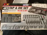 Performance Tool W4002DB 40-Piece Metric Tap And Die Set METRIC