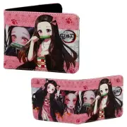 Demon Slayer Bi-Fold Wallet - NEZUKO KAMADO POSES New (Anime 4x5" Billfold)