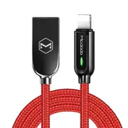 Auto Disconnect Lightning Cable for iPhone iPad 1.2m Red