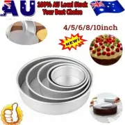 4/5/6/8/10 Inch Cake Mold Round DIY Cakes Pastry Mould Baking Tin Pan Reusable6J