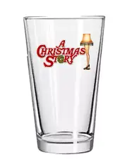 Christmas Story - 16oz Pint Beer Glass Pub Style Barware Seltzer Tea Cocktail