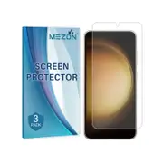 3 Pack MEZON Samsung Galaxy S23 (6.1") Clear Film Screen Protectors