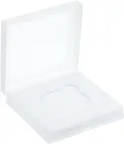 uxcell 55mm Lens Filter Case, 1pcs Camera Filter Case Portable Lens Filter Box Water Resistant Dustproof Plastic for Photography Filter Storage