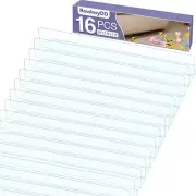 16 Pack Toy Blocker for Furniture, Clear under Couch Blocker, Stop Things Going