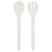Ladelle Flinders Salad Servers - White
