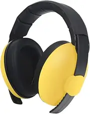 Angoily Noise Blocking Earmuff Noise Cancelling Headphones Canceling Headphones Ear Phones Noise Reduction Headphones for Noise Cancelling Jam Yellow