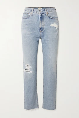 NWT Citizens of Humanity Daphne Crop in Aster High Rise Stovepipe Jeans 31 $218