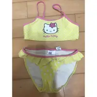 在飛比找蝦皮購物優惠-H&M嬰兒女寶二件式泳裝泳衣hello kitty凱蒂貓