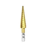 3-13mm HSS for Coated Step Drill Bit Cone Shank Reaming Power Tool