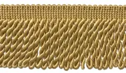 DÉCOPRO 3" Basic Trim Solid Collection Bullion Fringe Trim, Color# C4 [7 Yards]