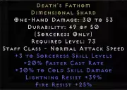 Death's Fathom - Diablo 2 D2R Ladder S3/Non-Ladder SC PC/PS/NS