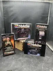 Nishika N8000 3D 35mm Camera/Flash & Case Bundle Quadra Lens NICE! NEW!