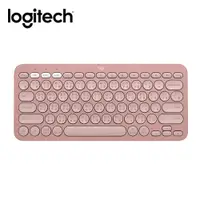 在飛比找PChome24h購物優惠-【Logitech 羅技】K380S 跨平台藍牙鍵盤 玫瑰粉