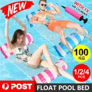 Inflatable Floating Water Bed Float Pool Lounge Hammock Swimming Chair Summer