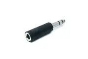 SYSTEM-S Audio Adapter Stereo Trs 6.35 MM Jack Plug To Socket 1/4 " Cable