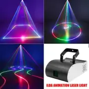 1W 1000mW Animation Stage Strobe Laser Light RGB DMX DJ KTV Club Party Lamp