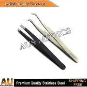 Eyebrow Hair Removal Tweezers Slant Tweezer Eyebrow Facial Eyelash Antistatic