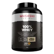 Musashi 100% Whey Protein Powder Vanilla Milkshake 2kg