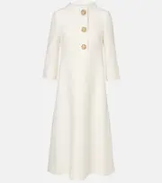 [Valentino] Valentino Crepe Couture midi dress AU 8 white