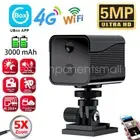 4K 4G SIM/TF Card WiFi Camera MINI Waterproof CCTV Home Security Camera IP Cam