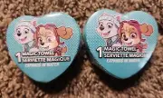 Paw Patrol Magic Towel Set Of 2 100% Cotton Expands In Water Baby Wash Cloth