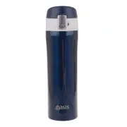 Oasis Stainless Steel Flip Top Vacuum Flask Navy #8887NY