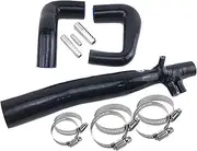 Turbo Hose Pipe Silicone Radiator Induction Hose Pipe Fit for Two & Turbo Pipe Fit for Smart Roadster 2003-2006 (3Pcs) Car Air Intake Hose(K8-78-81 Black)