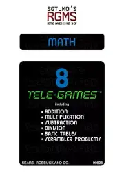 Atari 2600/Sears Tele-Games Replacement Label - Math