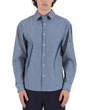 Krost 3D Striped Button Front Shirt