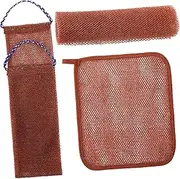 GOOHOCHY 1Set African Net Exfoliating Scrub Towel Styles for Body Feet Face Durable Material for Lathering Gentle Exfoliation Luxurious Shower