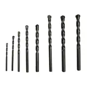 8pcs Masonry Drills Bit Set Cr Plated 3-10mm Concrete Carbide Tip Metric