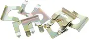 COMPUKAS 10PCS U Shaped Iron Fuel Line Clamp Secure Brake Line Retaining Clips for Automotive Use Easy Installation Prevents for Vehicle Maintenance