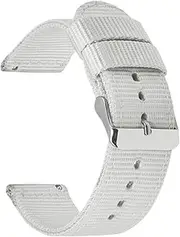 [YJYSUPUGH] Canvas Watch Band Nylon Strap 18mm 20mm 22mm 24mm Universal Quick Release Watch Band For Smart Watch Quartz Watch Men Women Bracelet
