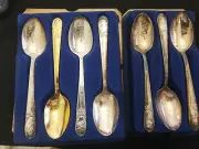 Set of 7,spoons John f kennedy ,thomas jeffeson,johnAdams,George Washington, Jam