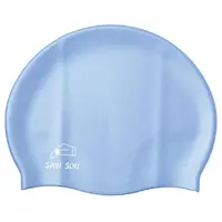 在飛比找PChome24h購物優惠-聖手牌 水藍矽膠泳帽 A35001-06