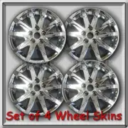 Cadillac CTS Chrome Wheel Skins, Hubcaps, 17" 2015-2016 CTS Wheel Cover set of 4