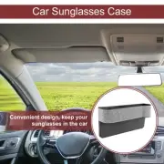 Car Sunglasses Case Universal ABS,Rhinestones White 27x14cm" 1 Pcs
