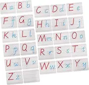 1 Set 26 Alphabet Letters for Uppercase Lowercase for Fridge Classroom Office Engaging Educational Tool with Storage Bag Pen for Hands