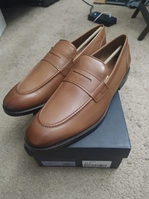 Allen Edmonds "Eli" Penny Loafers Walnut Brown Limited Edition Mens Size 11 D...