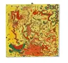 Original Abstract Painting on Canvas Signed Serg Graff, "Watermelon Rind" COA