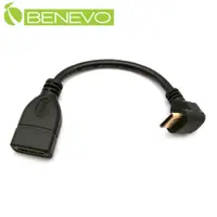 在飛比找PChome24h購物優惠-BENEVO上彎型 Mini HDMI(公) 轉 HDMI 