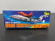 Rev O Matic Space Shuttle and B-747 Wind Up Toy that Works!