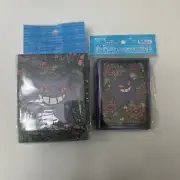 Pokemon Center Japan Card Sleeves & Deck Box Case Gengar New - USA seller