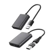 USB 1080P Display Splitter Adapter For 1/2Port 1080P Screens Dissimilar Displapy