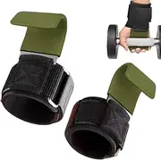 Wrist Straps for Weightlifting | Hook Grips for Deadlifts | Anti-Slip Padded Breathable Wrist Wraps Hooks for Gym Home Fitness